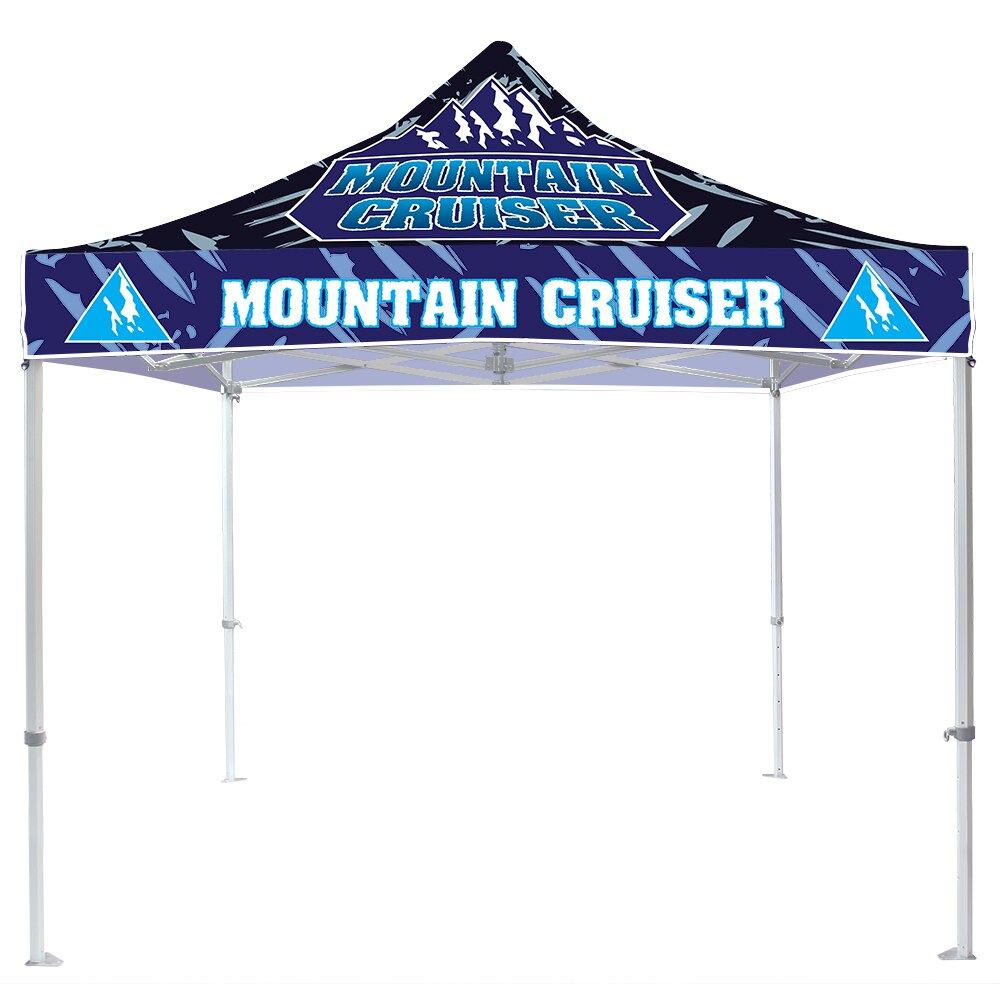 Casita 10 ft. Heavy Duty Aluminum Tent — Graphic Package / White Trim Color